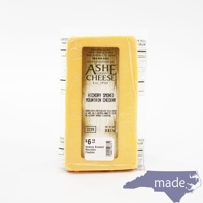 Hickory Smoked Mountain Cheddar - Ashe County Cheese