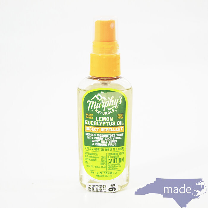 Mosquito Repellent Lemon Eucalyptus Oil 2 oz. - Murphy's Naturals