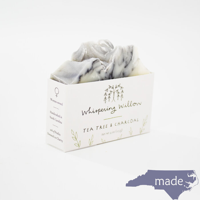 Tea Tree with Charcoal Bar Soap - Whispering Willow