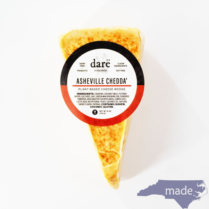 Asheville Cheddar Plant Based Cheese - Dare Vegan Cheese