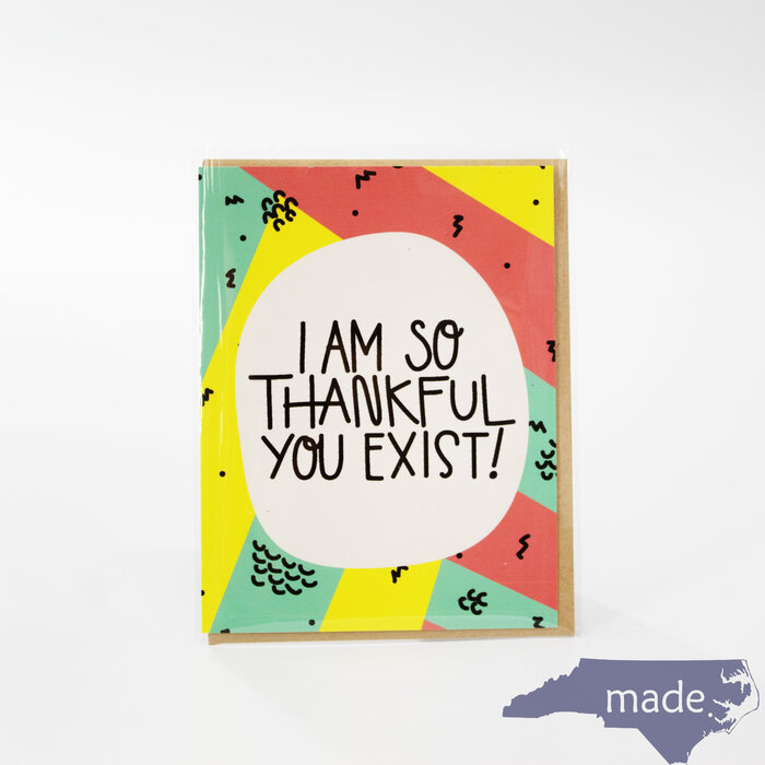 I Am Thankful You Exist Card - Little Lovelies
