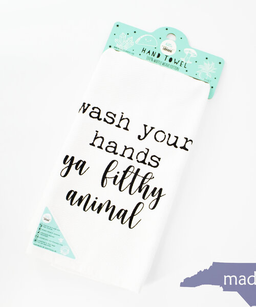 Wash Your Hands You Filthy Animal Hand Towel