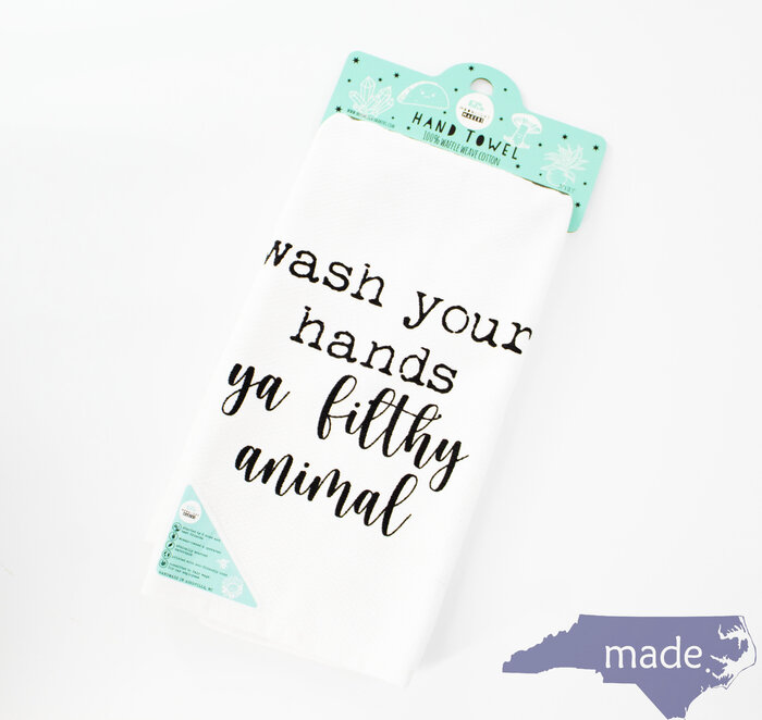 Wash Your Hands You Filthy Animal Hand Towel - Moonlight Makers
