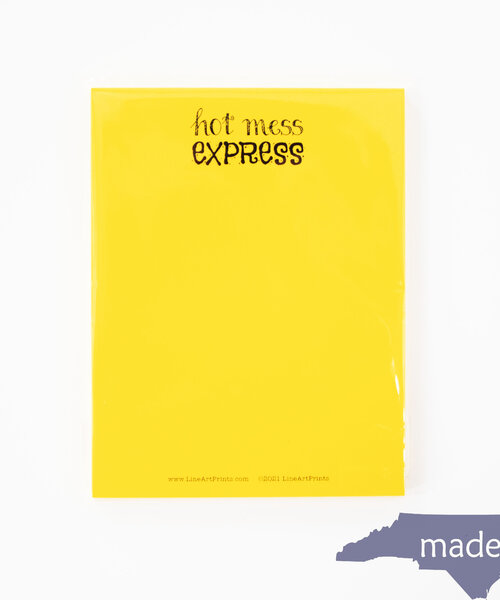 Hot Mess Express Blank Notepad