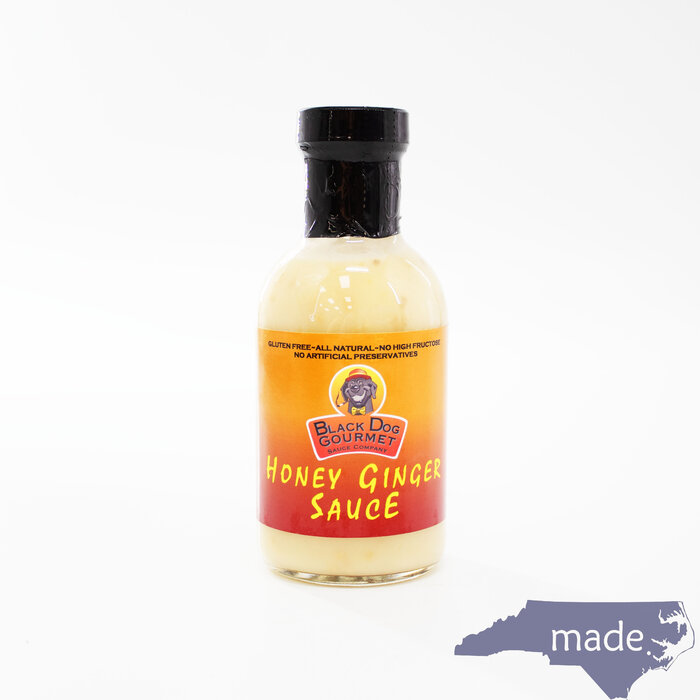Honey Ginger Sauce 12 oz. - Black Dog Gourmet