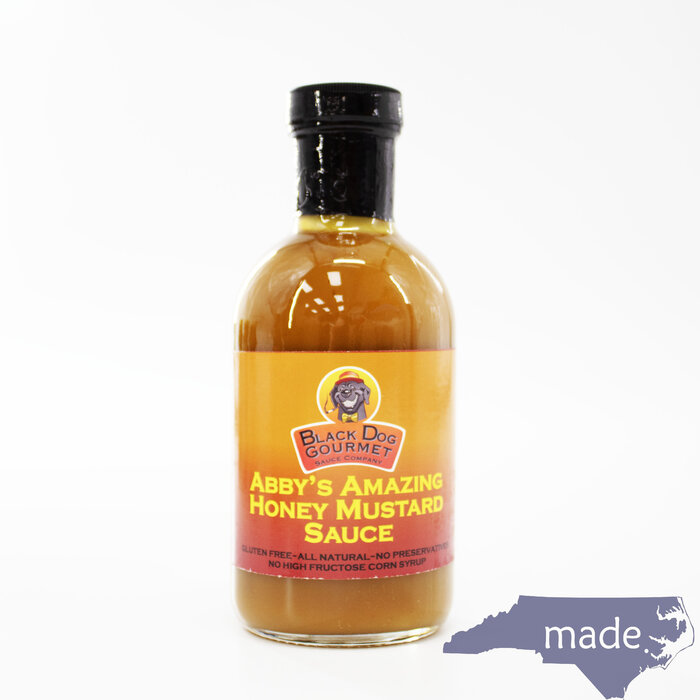 Abby's Amazing Honey Mustard Sauce 16oz - Black Dog Gourmet