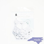 Bailey Bear Teether Marble - Leo+Cullie