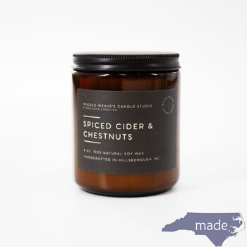Spiced Cider & Chestnuts Soy Wax Candle