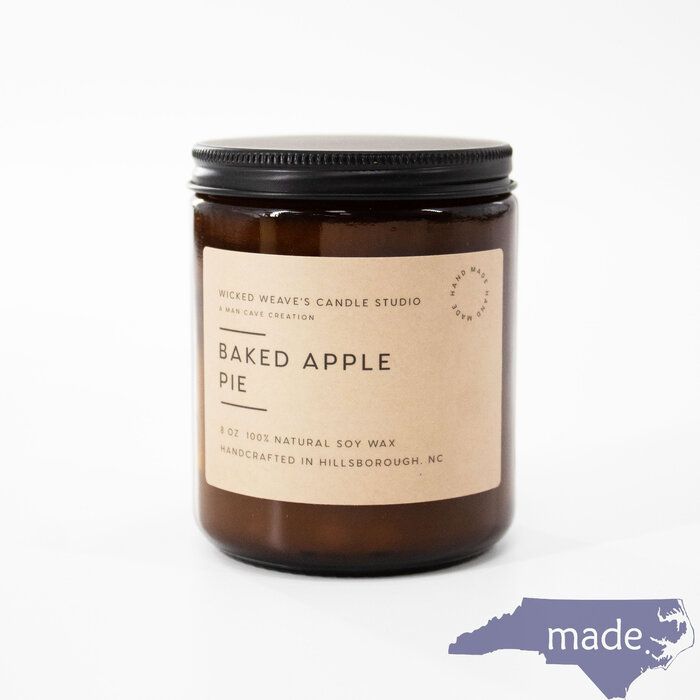 Baked Apple Pie Soy Candle - Wicked Weave's Candle Studio
