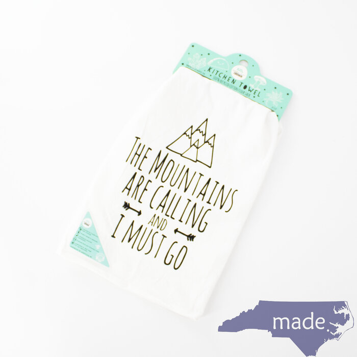 The Mountains are Calling Dish Towel - Moonlight Makers