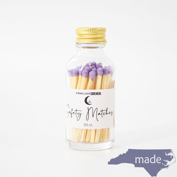 Apothecary Matches Large  Lavender