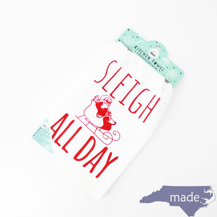 Sleigh All Day Dish Towel - Moonlight Makers