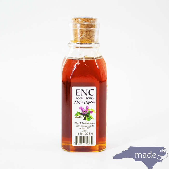 Crepe Myrtle Raw & Unfiltered Honey - ENC Honey