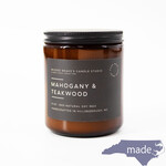 Mahogany Teakwood Soy Wax Candle - Wicked Weave's Candle Studio