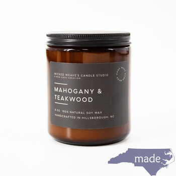 Mahogany Teakwood Soy Wax Candle