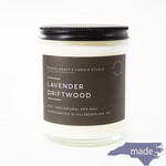 Lavender Driftwood Soy Wax Candle - Wicked Weave's Candle Studio