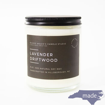 Lavender Driftwood Soy Wax Candle