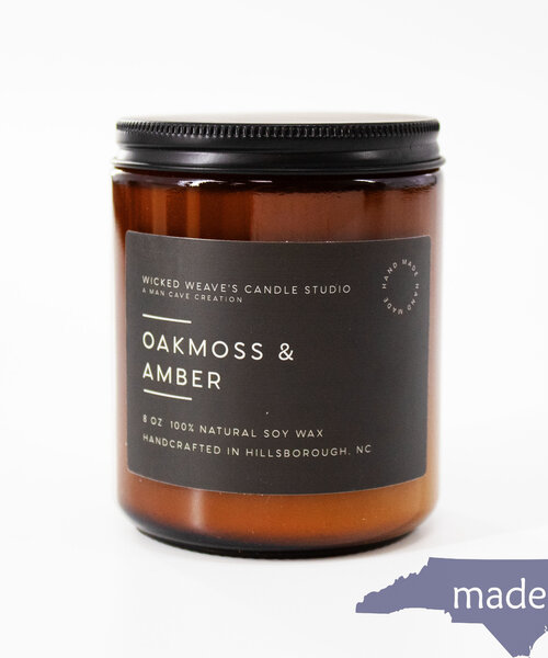 Oakmoss & Amber Soy Wax Candle