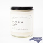 Polar Bear Tracks Soy Wax Candle - Wicked Weave's Candle Studio