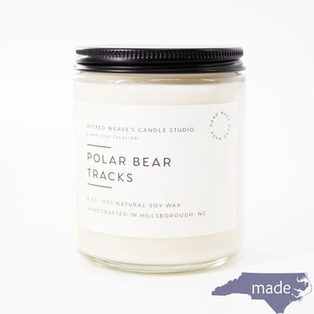Polar Bear Tracks Soy Wax Candle
