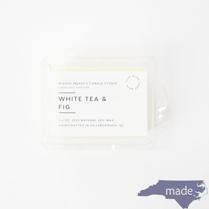 White Tea & Fig Soy Wax Melts - Wicked Weave's Candle Studio