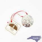 Sand Dollar Seashell Ornament - House of Morgan Pewter