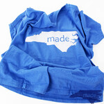 Made in NC T Shirt Blue - Pass The Gravy