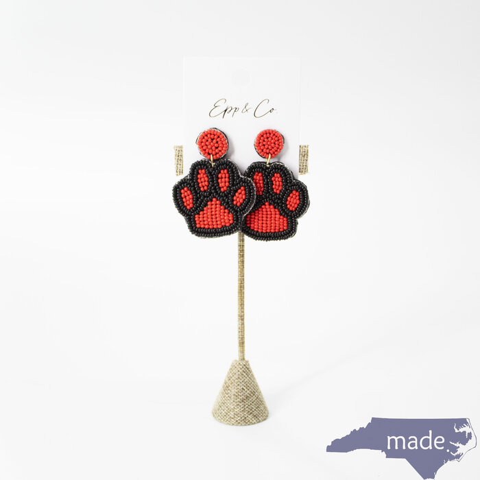 Black and Red Beaded Paw - Epp and Co