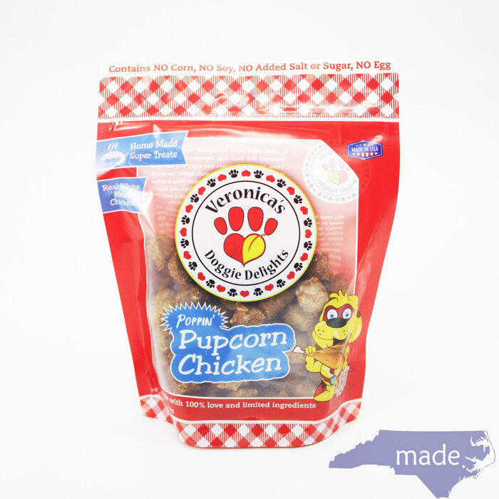 Poppin' Pupcorn Chicken - Veronica's Doggie Delights