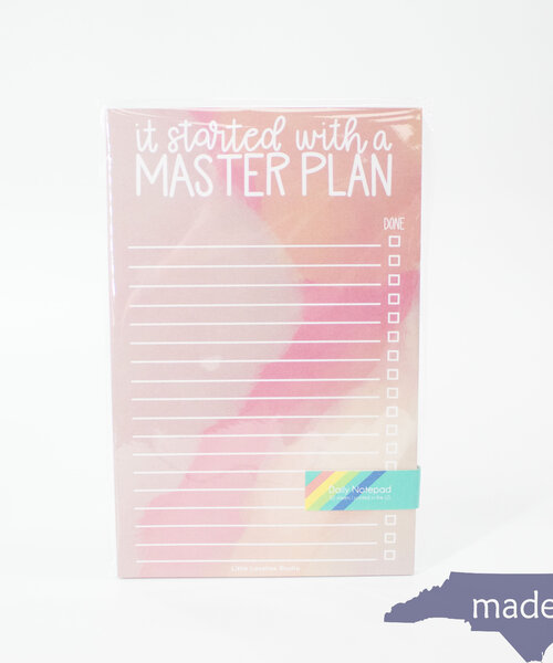 Master Plan Notepad