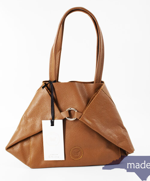 Modena Leather Handbag Tan