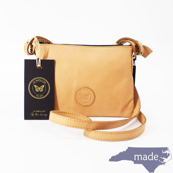 Trotz Leather Crossbody Natural