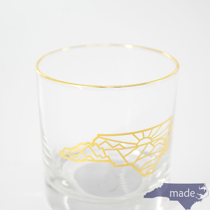 NC Cocktail Glass - Amber Taylor Creative