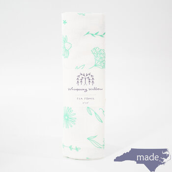 Wildflower Tea Towel Mint