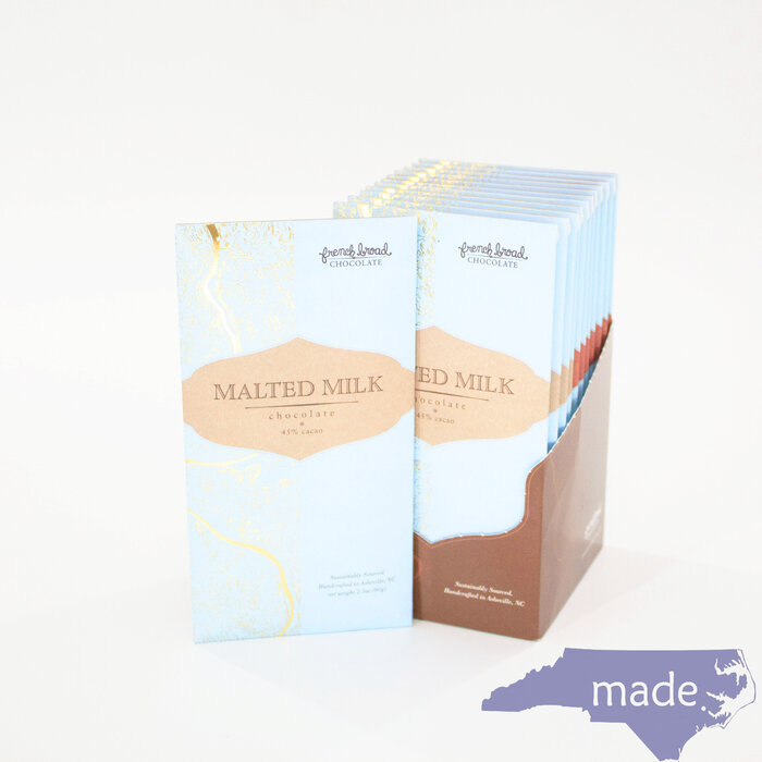 Malted Milk Chocolate - French Broad Chocolate