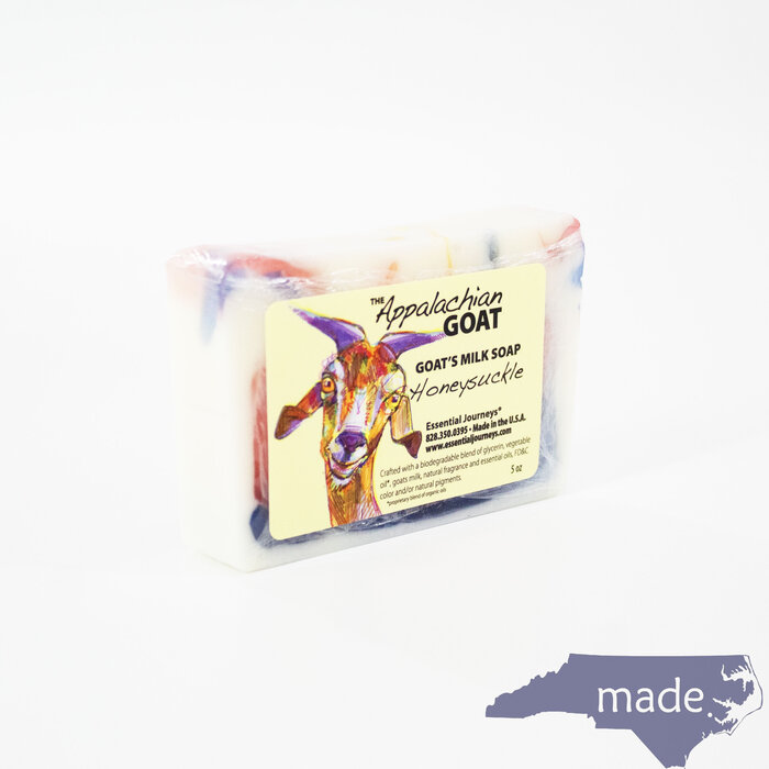 Honeysuckle Goat's Milk Soap - The Appalachian Goat