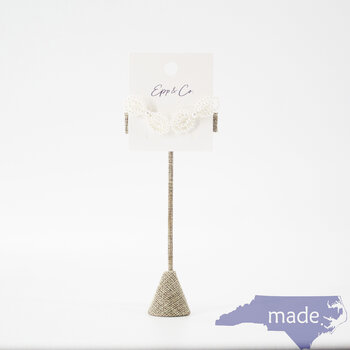 Pearl Bow Stud