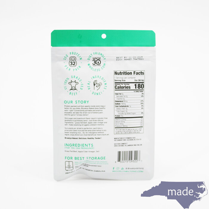 Naked Biltong - Brooklyn Biltong