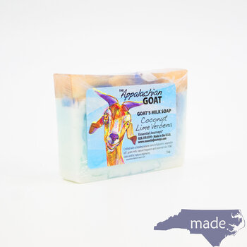 Coconut Lime Verbena Goats Milk Soap