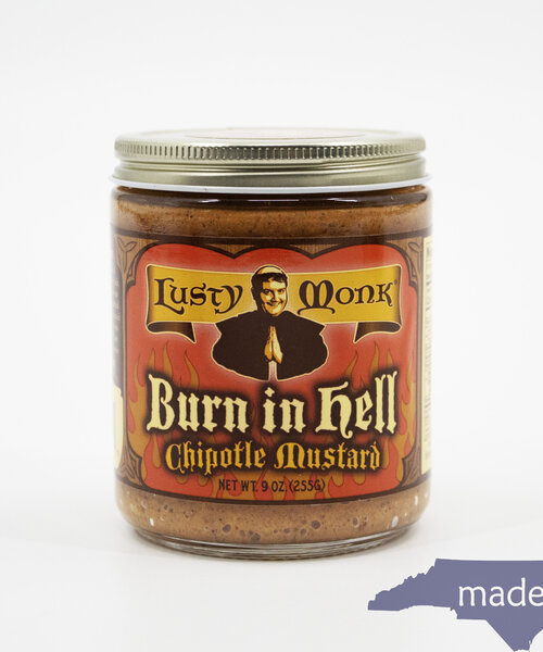 Lusty Monk Mustard Burn in Hell Chipotle