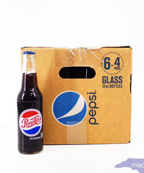 Pepsi-Cola 12 oz. Glass Bottles 24 Pack