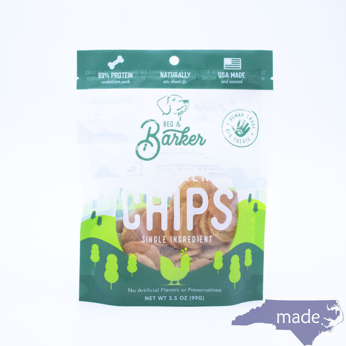 Chicken Chips for Dogs - Beg & Barker Premium Dog Treats