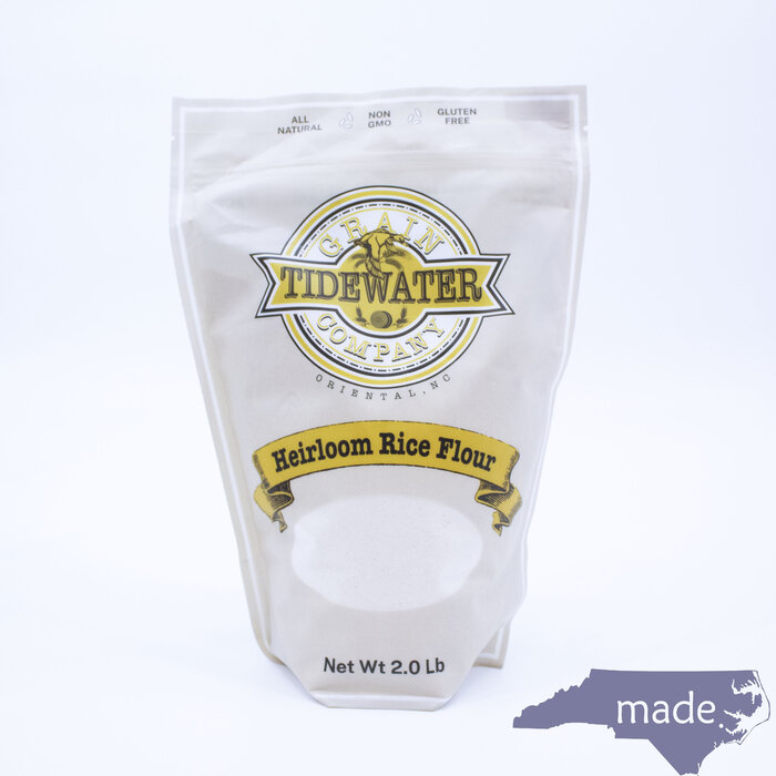 Heirloom Rice Flour 2 lb. - Tidewater Grain Company