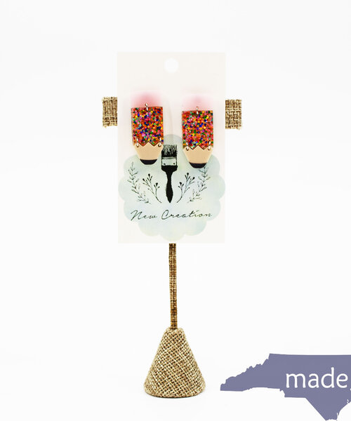 Sparkle Pencil Stud