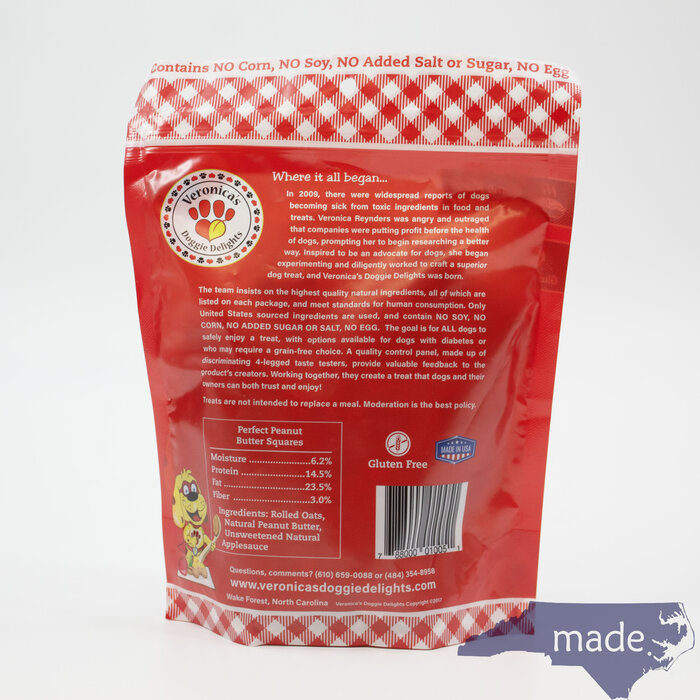 Perfect Peanut Butter Square - Veronica's Doggie Delights