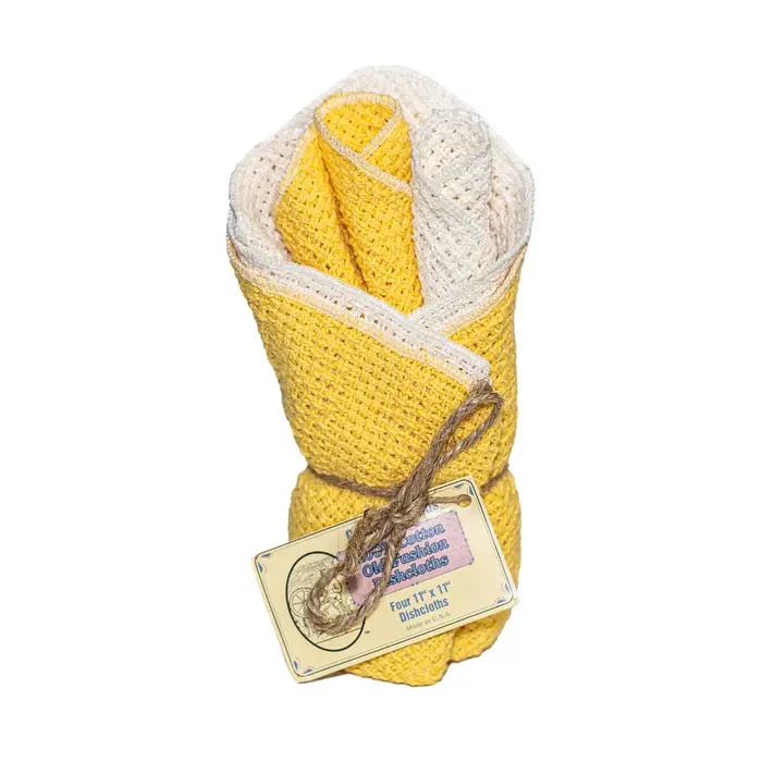 Cotton Dishcloths 4pk - Country Cottons