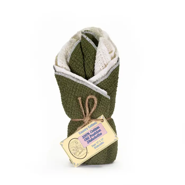 Cotton Dishcloths 4pk - Country Cottons