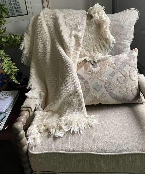 50"x60" Cotton Throw Blanket