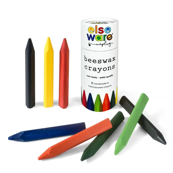 Triangle Non-Toxic Beeswax Crayons - Elseware Unplug