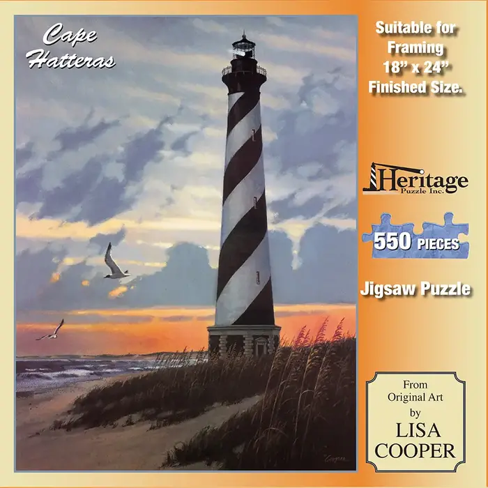 Cape Hatteras Lighthouse Puzzle - Heritage Puzzle